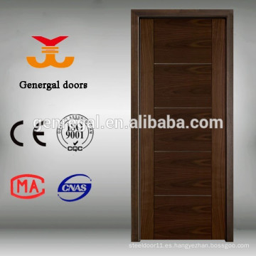 Puerta corredera laminada chapada en madera CE